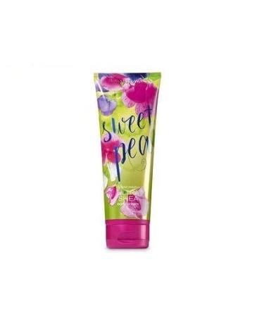 Bath and Body Works Sweet Pea Ultra Shea Body Cream 8 Ounces Raspberry 8 Fl Oz (Pack of 1)