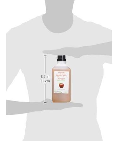 Crossgates Award Winning Apple Cider Vinegar 1 Ltr Raw Unpasteurised Rich in Minerals Vitamins Enzymes and Trace Elements With Established Health Benefits and Delicious Culinary Uses 1 Litre - Buy Online on SooperMarket.com