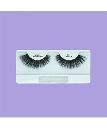 ZURI Fauxmink False Eyelashes | XD/8D X-Dimensional Natural False Lashes | False Eyelashes Natural Look | Thick Eyelashes With Lash Applicator | Natural Eyelashes with Glue | Mink Eyelashes Style #799 - Buy Online on SooperMarket.com