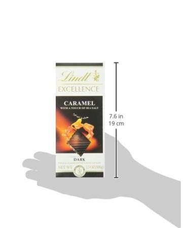 Lindt Excellence Caramel Sea Salt Chocolate Bar, 3.5 oz - Indulge in Rich Flavor - Buy Online on SooperMarket.com