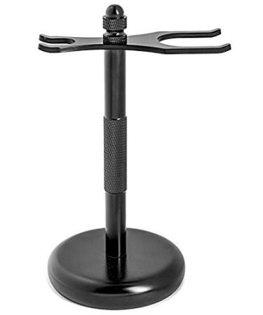 G.B.S Dual Stand for Razor & Brush Stand- Prolongs Your Brush & Razor LifeDurable MaterialBathroom Shower Perfect & Convenient Shaving Accessory (Clean & Dry) Attractive Look in Classic Black Matte