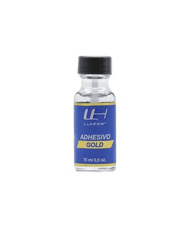 Gold Adhesive with Brush 15 ml | Heavy Duty Liquid Adhesive for Prolonged Use