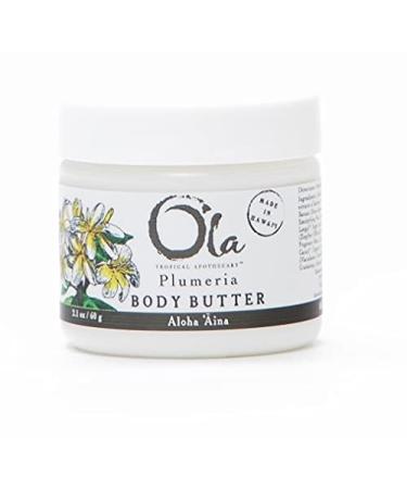 Ola Plumeria Body Butter with Pure Tropical Oils and Plant Extracts - 2.1oz
