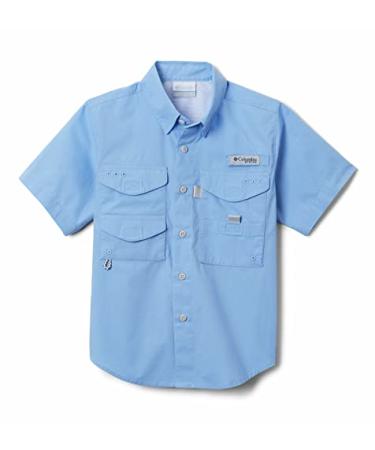 Columbia Little Boys' Bonehead Short Sleeve Shirt Large White Cap