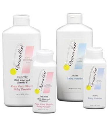 Dukal Dawnmist Baby Powder  Corn Starch  Premium  3.5 oz BP35C