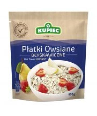 Kupiec Platki Owsiane Blyskawiczne 400g