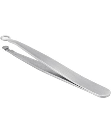 Nose Hair Tweezers Stainless Steel Round Tip Face Hair Remover Eyelash Eyebrow Tweezers Eyelash Tweezers - Buy Online on SooperMarket.com