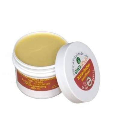Cocoa butter unrefined Fair Trade 100ml by Dragonspice Naturwaren 100ml