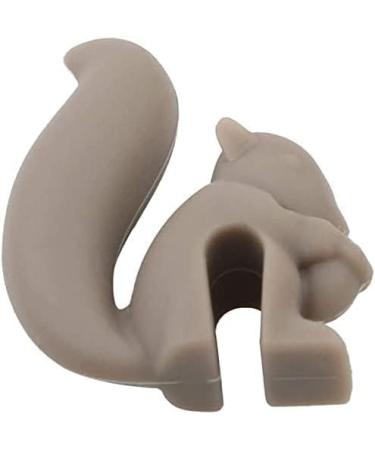 5 pcs Cute Squirrel Shape Silicone Tea Bag Holder Cup Squirrel Drink Markers Tea Bag Holder for Cup Hanging Tool Mug Candy Colors Gift Set - Buy Online on SooperMarket.com