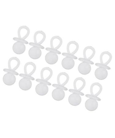 Folpus 4x12pcs Lovely Acrylic Pacifier Charms Baby Shower Party Favor