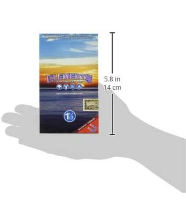Elements 1.25 Ultra Thin Rice Rolling Paper | Full Box of 25 | Magnetic Closure - Buy Online on SooperMarket.com