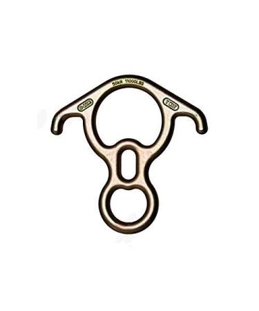 Rock-N-Rescue Steel Rescue 8 with Ears - for Arborists, Outdoor Adventurers, Rescue Gear