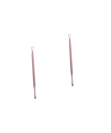 POPETPOP Nail Varnish Remover 2pcs Nail Gel Polish Remover Cuticle Pusher Manicure Tools Nail Pusher Cuticle Trimmer Exfoliating Nail Polish Pedicure Tool mediumx2pcs Rose Goldx2pcs