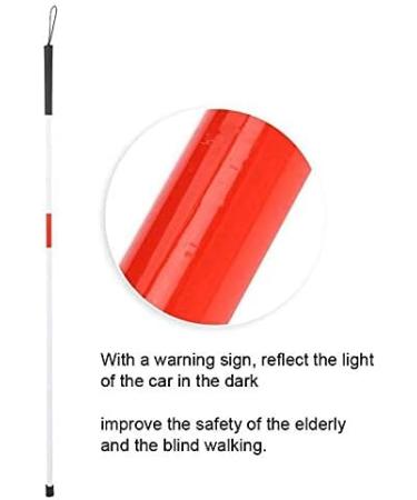 Walking Stick Walking Stick Portable Folding Blind Walking Stick Aluminum Alloy Reflective Blind Elderly Guide Cane Multi-Purpose Crutch - Buy Online on SooperMarket.com
