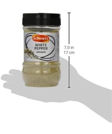Schwartz Ground White Pepper Seasoning 425g - Sharp and Earthy Flavor for Soups and Casseroles - Buy Online on SooperMarket.com