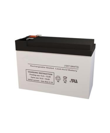 NP7-12T 12 Volt 7.5 AmpH SLA Replacement Battery with F2 Terminal
