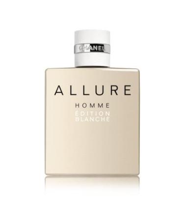 Chanel Allure Homme Edition Blanche Eau De Toilette Spray 150ml Cedar Fresh Lemon Vanilla 5.07 Fl Oz (Pack of 1) - Buy Online on SooperMarket.com