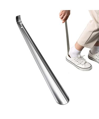 Shoe Horn Long Handle Metal - Shoe Horn for Men Women Kids Seniors,16.5" Long Shoe Horns for Boots,or Extra Long Shoe Horns