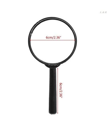 Magnifying Magnifier 60mm Hand Held 5X Magnifying Loupe Reading Glass Lens M10 Dropship Good Times