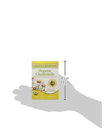 Buy Lifestyle Awareness Organic Chamomile Tea - Caffeine Free, 20 Tea Bags - Buy Online on SooperMarket.com