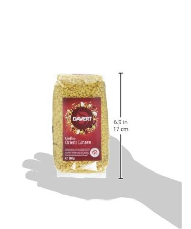 Buy Davert Yellow Orient Lentils - Organic 500g | Healthy & Nutritious | International Shipping - Buy Online on SooperMarket.com
