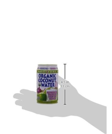 Nature Factor Organic Coconut Water 10oz Cans (12 Pack) - Pure Hydration in Convenient Packaging - Buy Online on SooperMarket.com