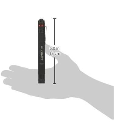 Coast G20 Inspection Beam LED Penlight - Adjustable Pocket Clip, 54 Lumens, Black - 1 Pack - Buy Online on SooperMarket.com