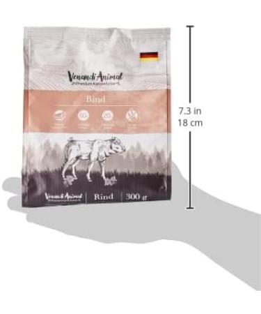 Venandi Animal Premium Grain-Free Cat Food - Beef | Fresh Meat Dry Food (300g Pack) - Buy Online on SooperMarket.com