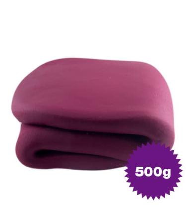 Premium Burgundy Fondant 500g - Soft & Flexible Cake Decoration - 17 Colors Available - Edible Roll Fondant for All Your Baking Needs - Buy Online on SooperMarket.com