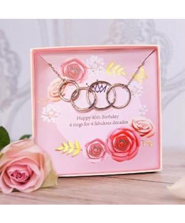 Yolidas 40th Birthday Gifts for Women Birthday Gifts for Her Gift Baskets Ideas for Her Mom Sister Female Friends Coworker Wife Girlfriend Daughter Unique Gifts for Women Pink-40th - Buy Online on SooperMarket.com