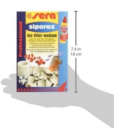 SERA SIBORAX Aquarium Filter Material 1000 ml - Organic Biological Filter Medium for Aquariums (Pack of 2) | Maximum Filtration Efficiency - Buy Online on SooperMarket.com