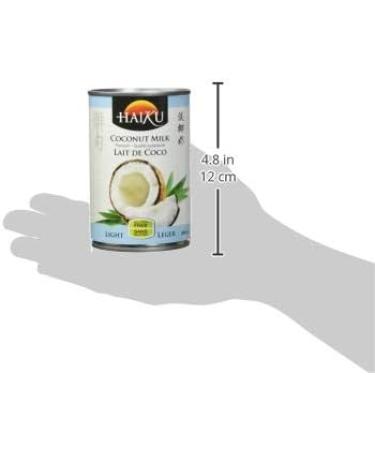 Light Coconut Milk Haiku Less Fat Premium Asian Cuisine Great Tasting Add to Your Favourite Dish Dairy Free Gluten Free 398ml - Buy Online on SooperMarket.com