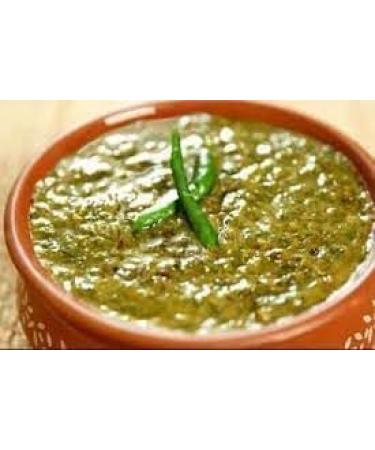 TRS | Sarson Ka Saag 450G | Green Mustard Leaves in Curry Sauce | Ready to Heat and Serve | Indian Origin | Pack Of 8 - Buy Online on SooperMarket.com