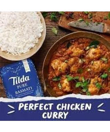 Tilda Pure Original Basmati Rice 10 Kg - Aromatic Extra Long Grain - Ideal for Curries Biryani and Pilaf - Authentic Indian Basmati Rice - Buy Online on SooperMarket.com