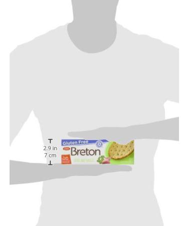 Dare Breton Gluten Free Herb Garlic Crackers 4.76 oz - Delicious & Crunchy Snack - Buy Online on SooperMarket.com
