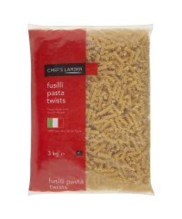 Chefs Larder Fusilli Pasta Twists - 1 x 3kg