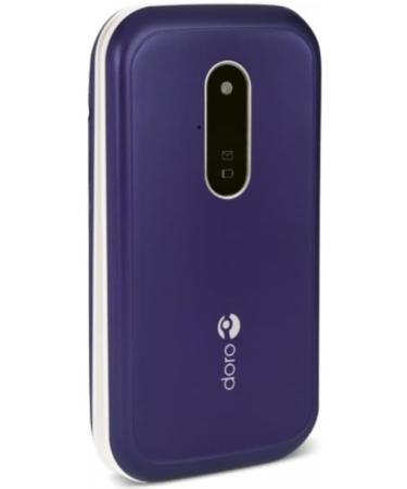 Doro 6620 Unlocked 3G Clamshell Big Button Mobile Phone for Seniors | Purple UK/Irish Version with SOS Button, GPS, Talking Keys & Charging Cradle - Buy Online on SooperMarket.com