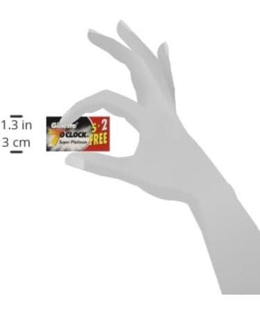 84 7 O'clock Super Platinum Double Edge Safety Razor Blades - AKA 7'Oclock Black - Buy Online on SooperMarket.com