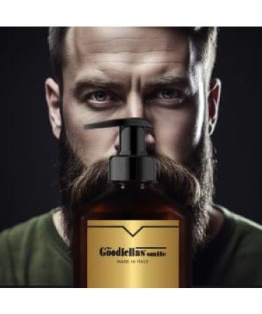Goodfellas Nourishing Beard Shampoo 250ml - Made in Italy | Sandalwood & Mandarin | International Shipping - Buy Online on SooperMarket.com