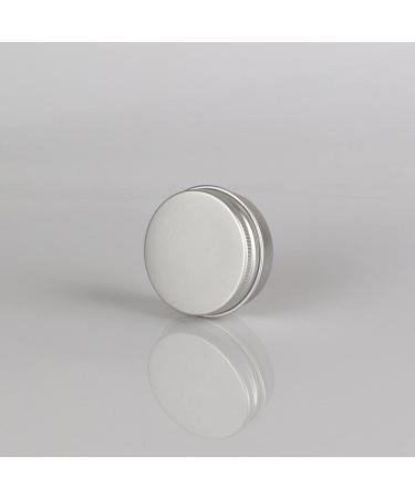Zeoabsy 10ml Silver Aluminum Tins - 10 Pack Screw Cap Cans for Cosmetics Candles Ointments + Spatulas & Labels - Buy Online on SooperMarket.com