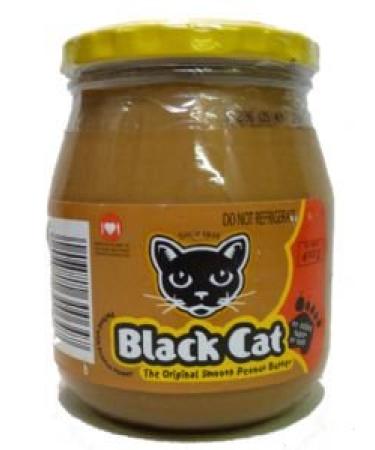 Black Cat Smooth Peanut Butter - No Added Sugar or Salt - 400g