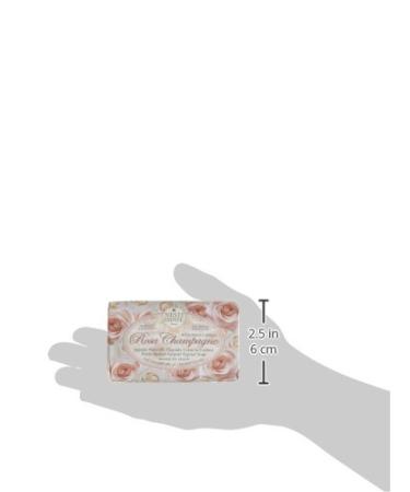 Nesti Dante Le Rose Collection - Rosa Champagne Soap 5.3oz | Premium Italian Skincare | International Shipping Available - Buy Online on SooperMarket.com