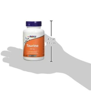 NOW - Taurine 500mg 100 Capsules - Buy Online on SooperMarket.com
