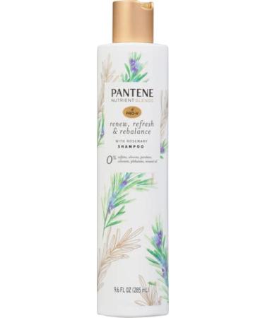 Pantene Sulfate Free Shampoo Detangling Shampoo with Rosemary Color Safe 9.6 oz