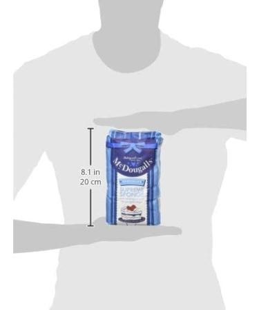 McDougalls | Supreme Sponge Premium Self Raising Flour 1kg | Extra fine self-raising flour | Suitable for vegetarians - Buy Online on SooperMarket.com