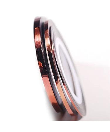 3 Rolls(One roll per size ) Glitter Nail Art Striping Tape Lines Width 1+2+3mm-Striping Tape for Nail Art-Nail Striping Tape Foil-Nail Striping Tape Thick-Nail Striping Tape with Dispenser-Self-Adhesive DIY Nail Art Tape 12