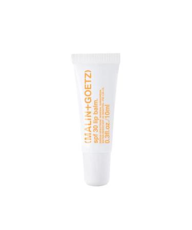 Malin + Goetz SPF 30 Lip Balm  0.3fl oz  10ml   Water Resistant for 40 Minutes  Lip Balm & Moisturizer  Lip Balm SPF  Lip Care Products  Sunscreen Lip Balm