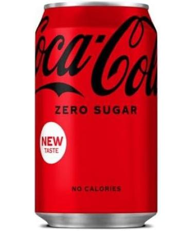 Coca Cola Zero 24-Pack - 330ml Cans | Sugar-Free Maximum Taste | Unleash the Bold Refreshment | On-the-Go - Buy Online on SooperMarket.com