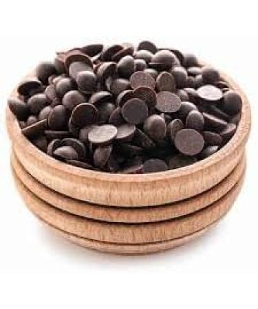 Dark Chocolate | Button's | Finest Belgian | (1kg) Bag | Baking and Topping - Buy Online on SooperMarket.com