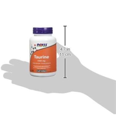 NOW Supplements Taurine 1000mg Capsules 100 Count Taurine Unflavored 100 count (Pack of 1) - Buy Online on SooperMarket.com